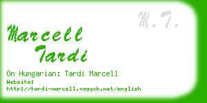 marcell tardi business card